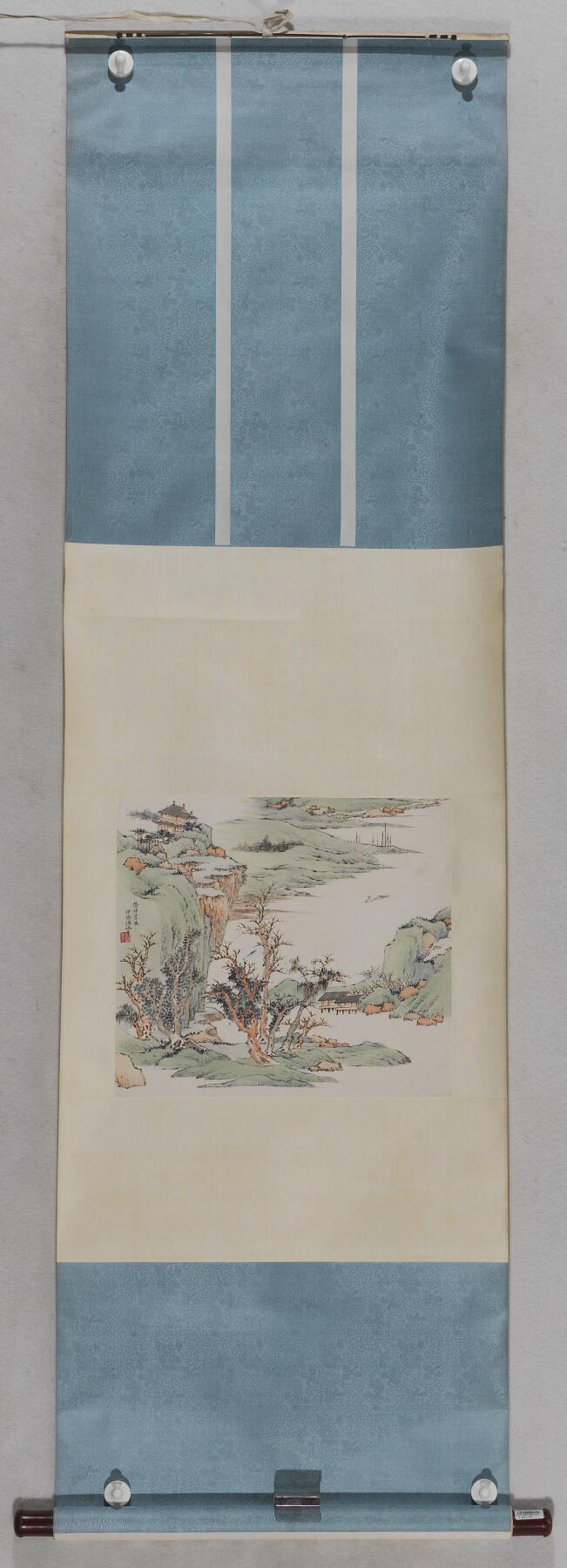 碧月说宝 近现代书画专场（八） 汪洛年 营邱寒林