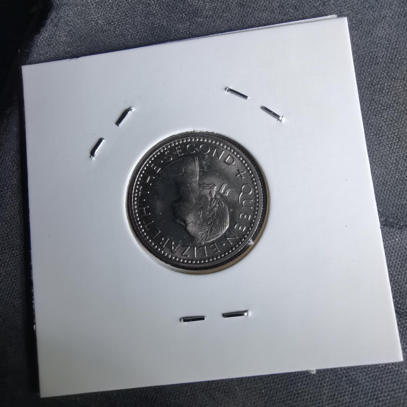 沼泽如烟--第1043场 新西兰1965年6便士