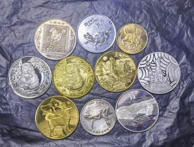 北京马甸外国币专卖第149期，外国币专场，陆续上拍，欢迎关注 - 生肖及奥运会纪念章