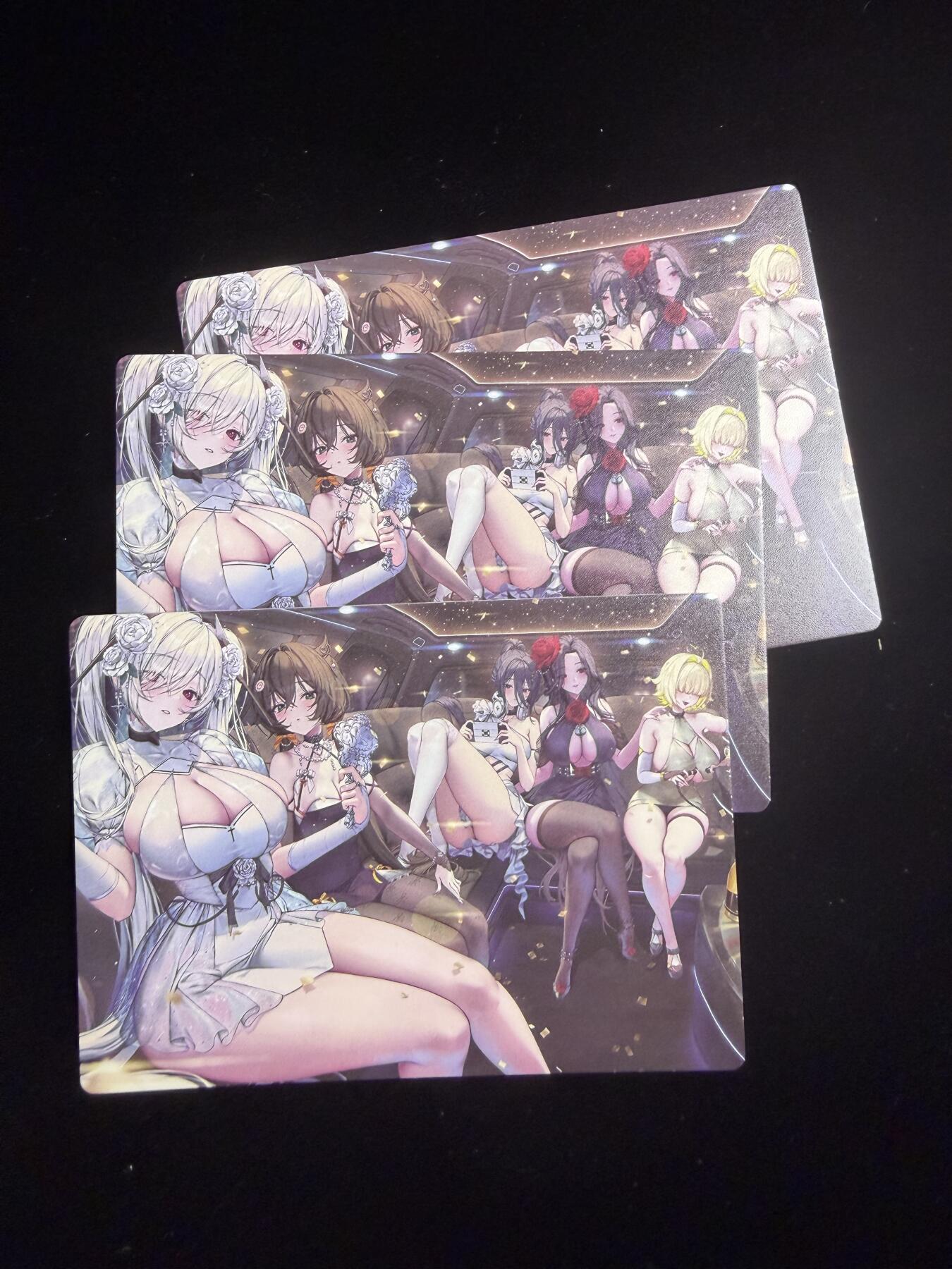 奇点卡牌限时专场 无佣金  所有卡牌独家赞助 部分卡牌支持多宫 流拍商品会循环上架 禁止小号扛价 拒绝套路 部分卡牌设有底价 大家放心拍！祝各位卡牌大佬名流身体健康！ 奇点卡牌 最新 性感美女粗闪 X3