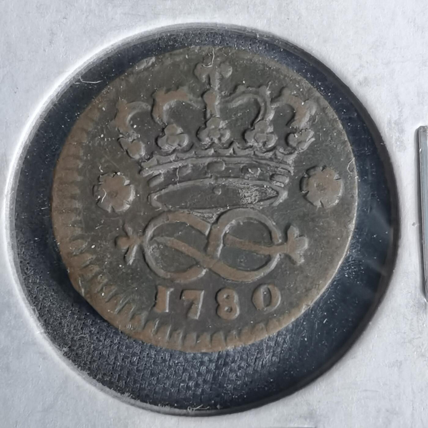 沼泽如烟--第1043场 1780年老铜币