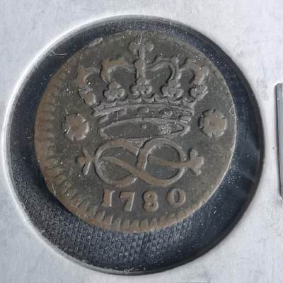 沼泽如烟--第1043场 - 1780年老铜币