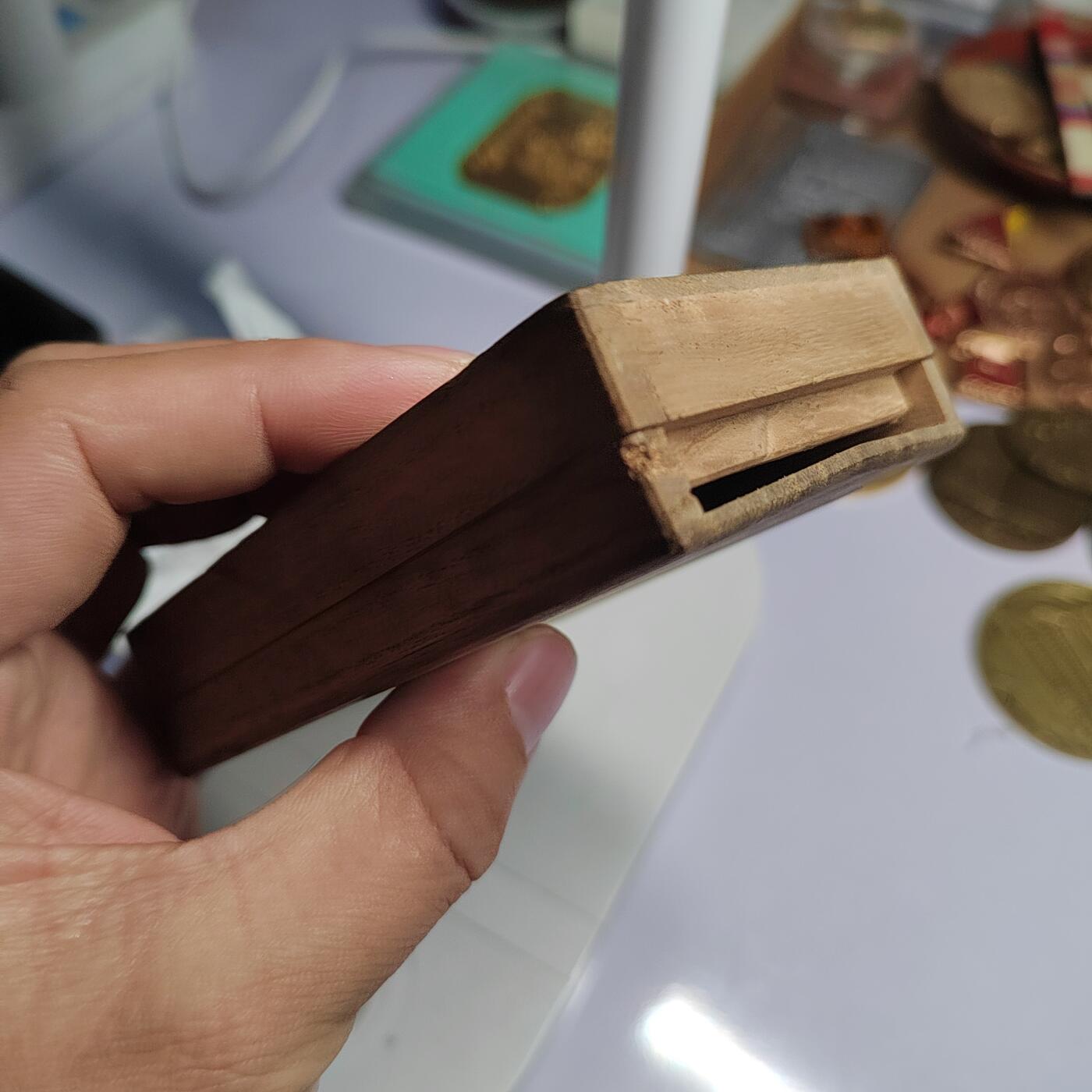 PCAI钱币  3-796 纪念章 钱币小专场 大正九国势空盒，有损