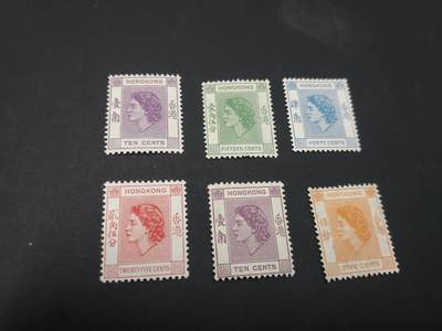 博彦收藏    4月8日 8点 邮票专场 - 香港女皇普票背贴 上品