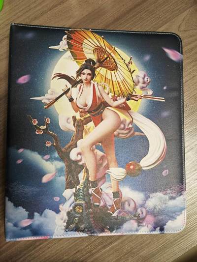 阳大大卡牌拍卖第107期（持续收拍品，周五晚上九点截拍，进群福利早知道） - 【官方卡册】宁缺卡牌 格斗女皇 九宫绑带收藏册 备注：内外都有图