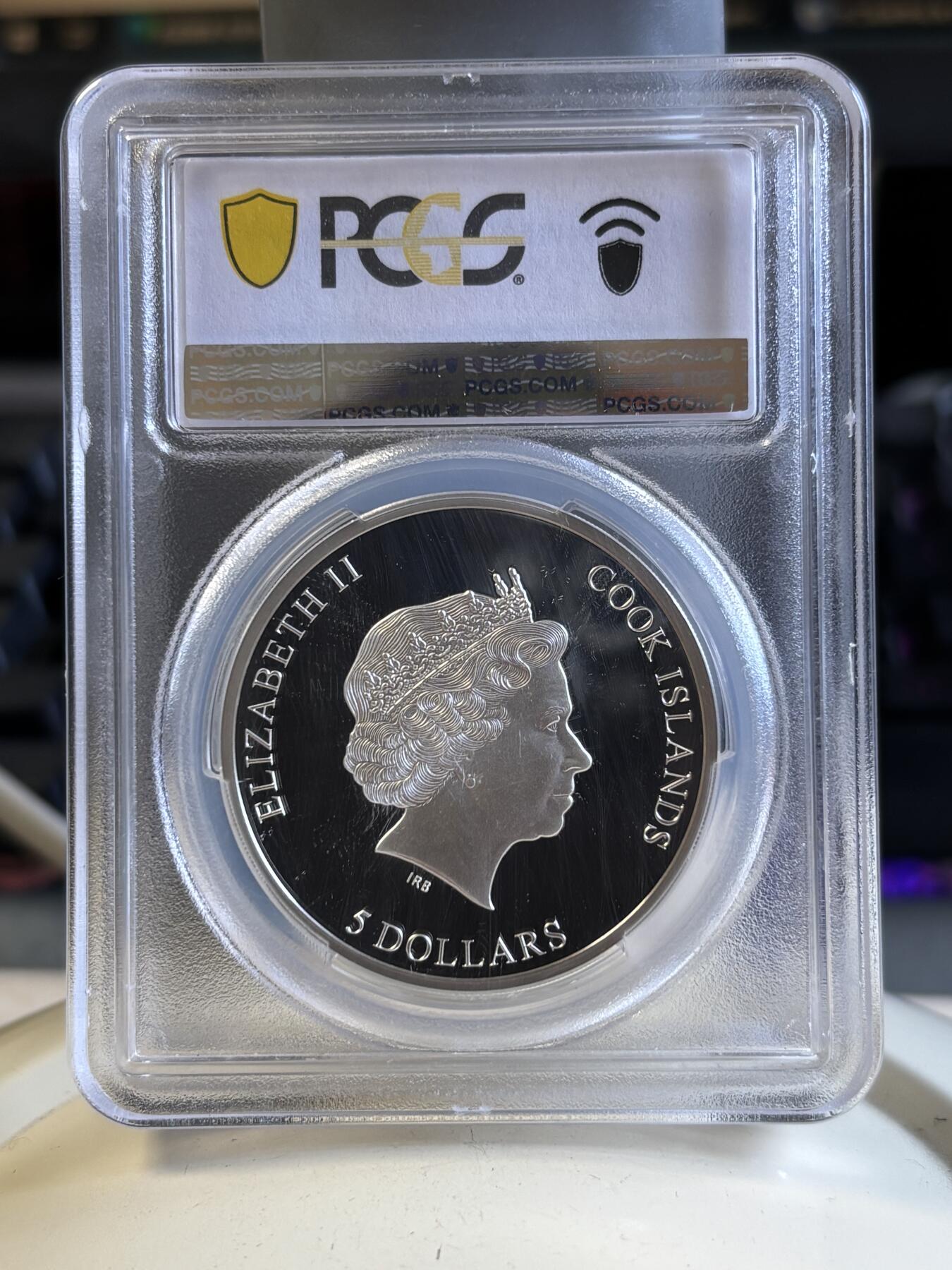 第196期拍卖 库克2022年尼日利亚阿巴帕努陨石1盎司银币PCGS-PR70首无盒无证书，999银，发行2500枚