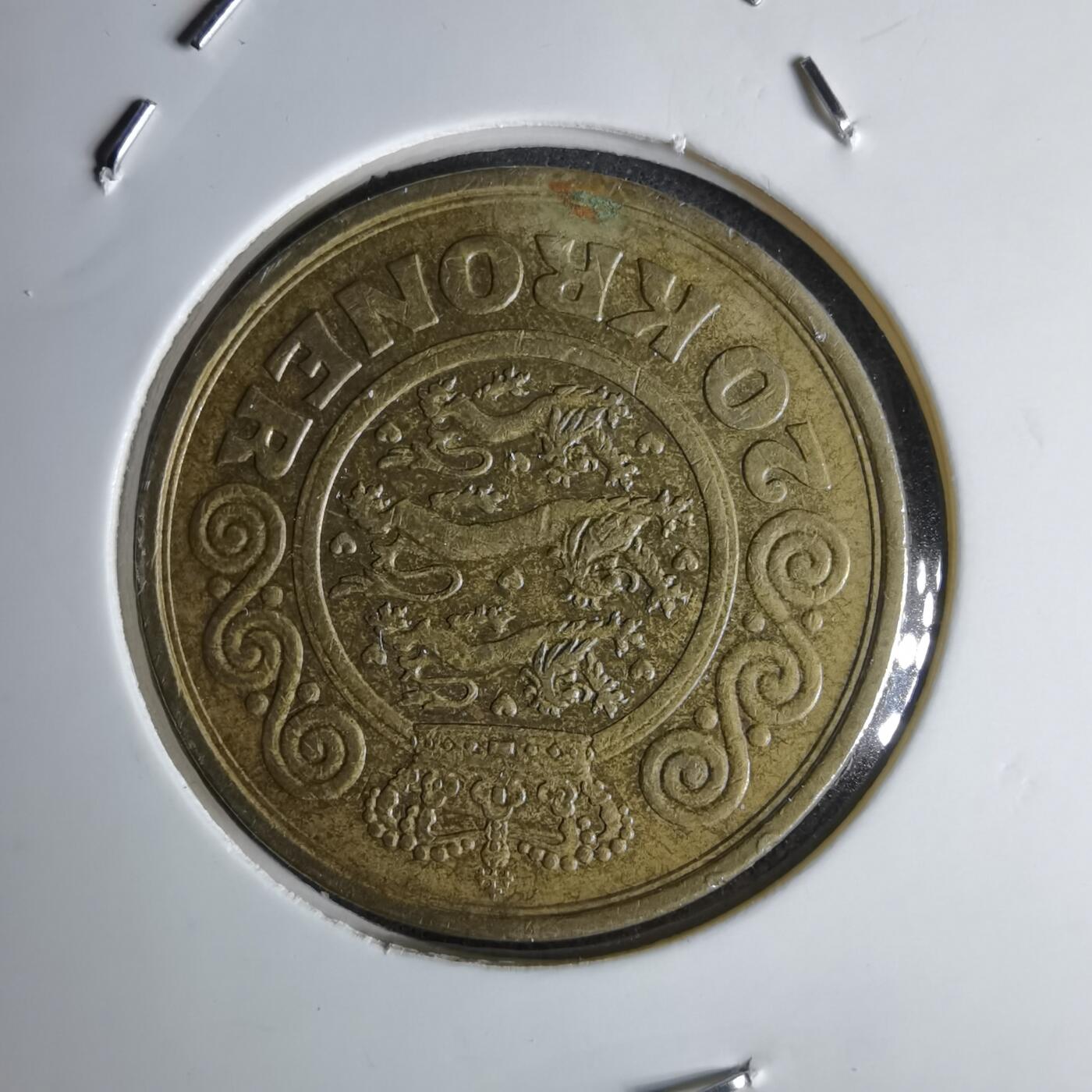 沼泽如烟--第1043场 丹麦1990年20克朗