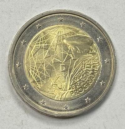 S&S Numismatic世界钱币-拍卖 第125期  - 德国2022年 伊拉斯谟计划35周年 2欧元双色纪念币