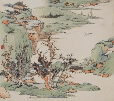 碧月说宝 近现代书画专场（八） - 汪洛年 营邱寒林