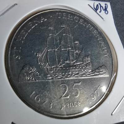 沼泽如烟--第1043场 - 圣赫勒拿1977年纪念币