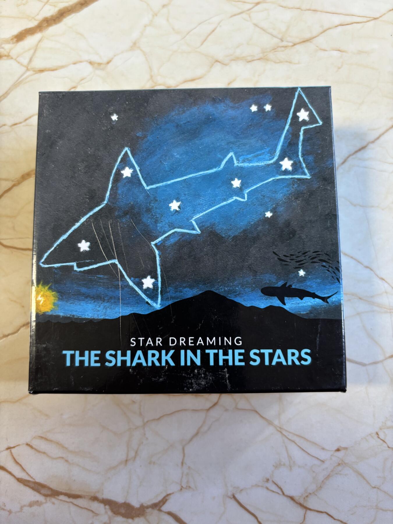 第195期拍卖 澳大利亚2021年梦幻星空鲨鱼座半盎司彩色银币，999银，发行量5000枚