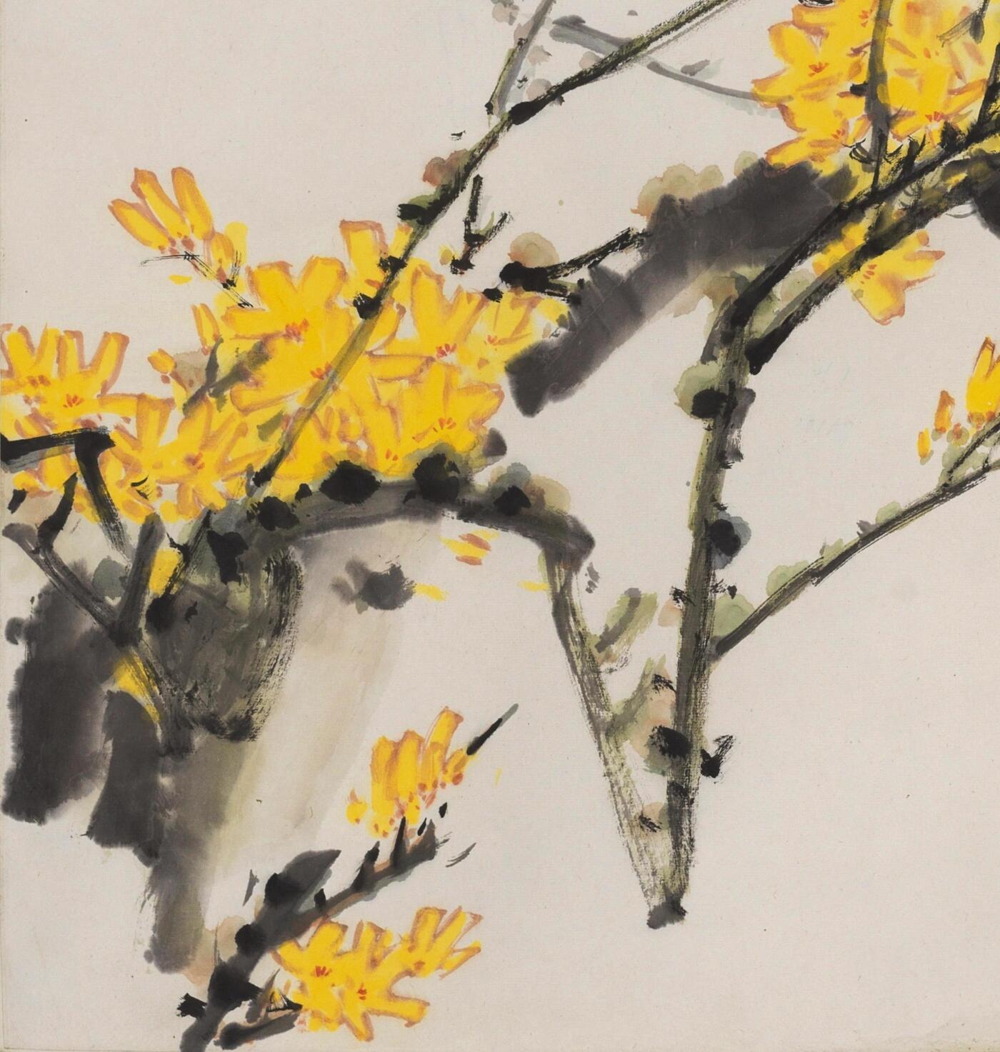 碧月说宝 近现代书画专场（八） 田镛 迎春