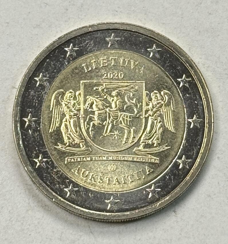 S&S Numismatic世界钱币-拍卖 第125期  立陶宛2020年 奥克塔蒂亚地区 2欧元双色纪念币