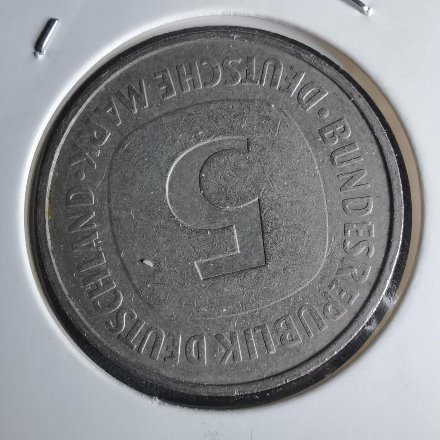 沼泽如烟--第1043场 德国1975年5马克