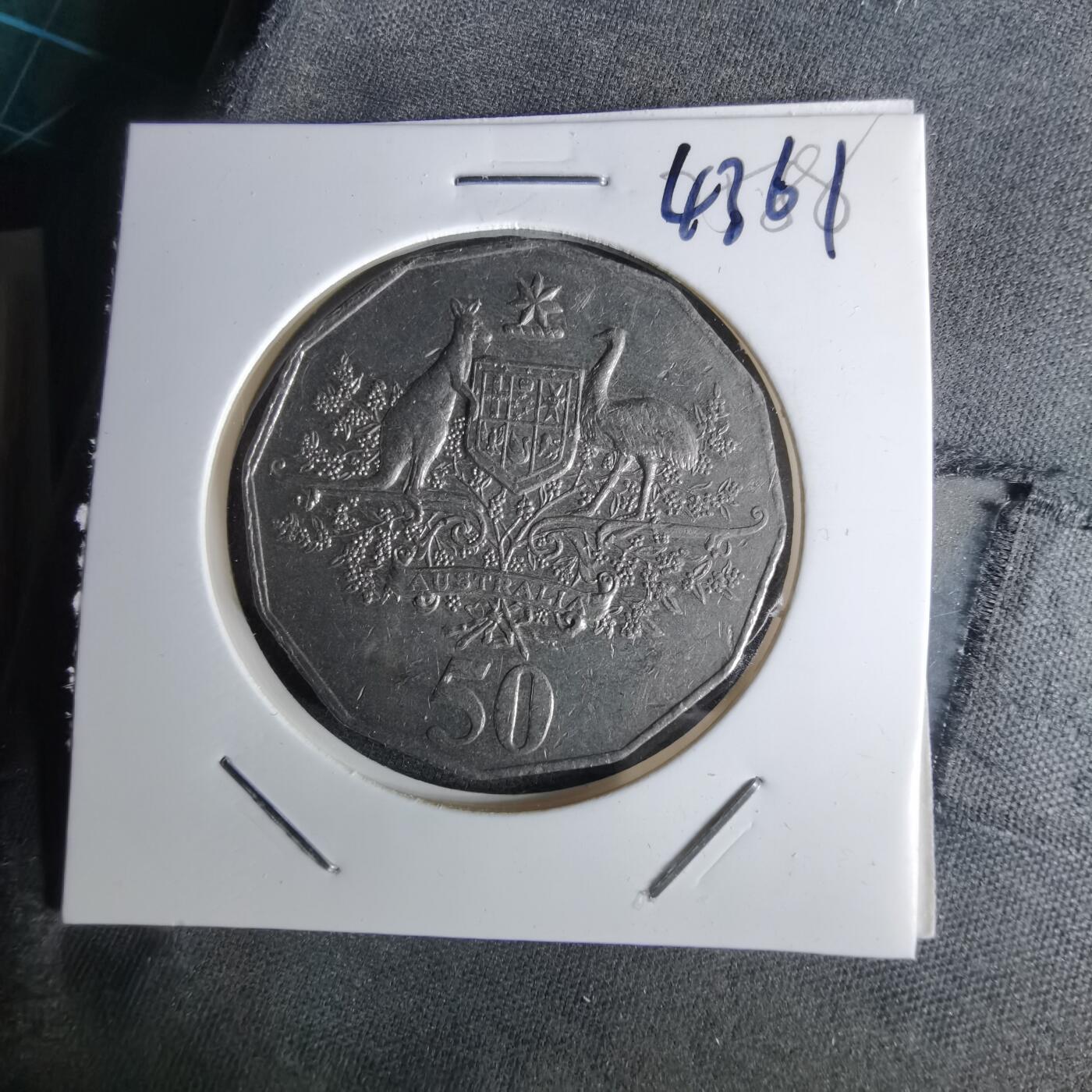 沼泽如烟--第1043场 澳大利亚2001年50分纪念币