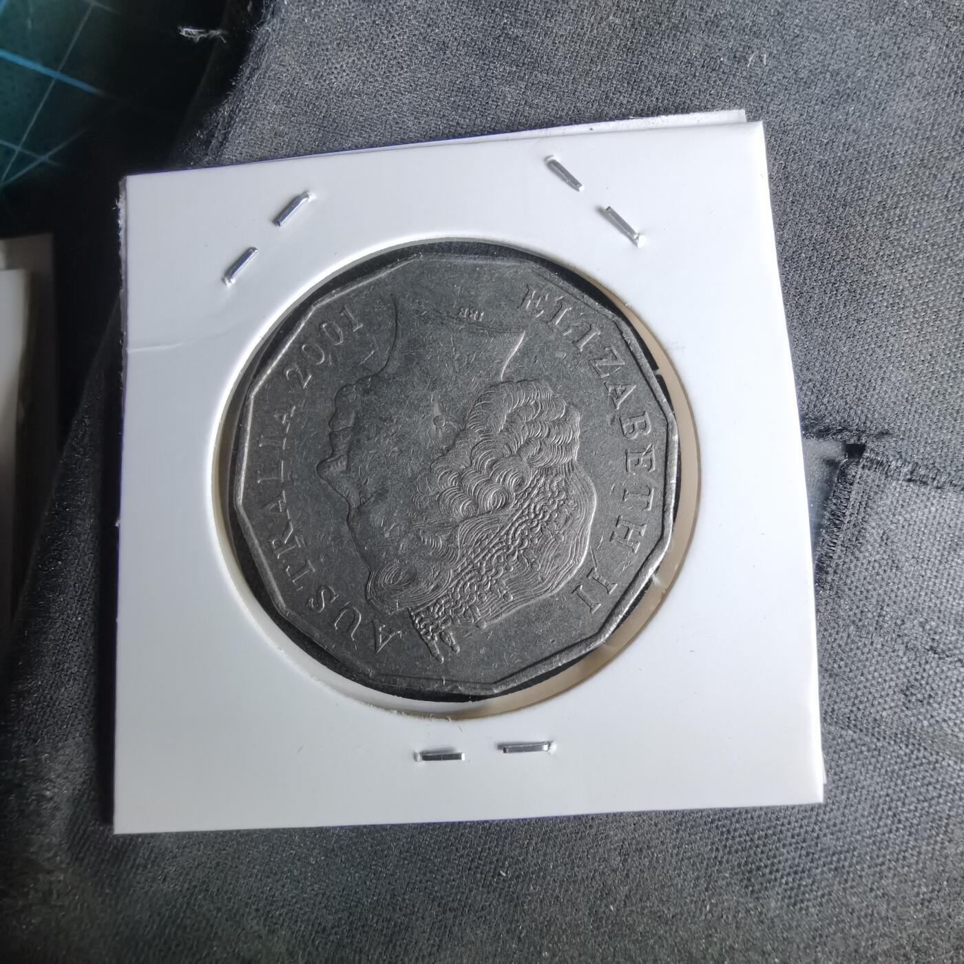 沼泽如烟--第1043场 澳大利亚2001年50分纪念币