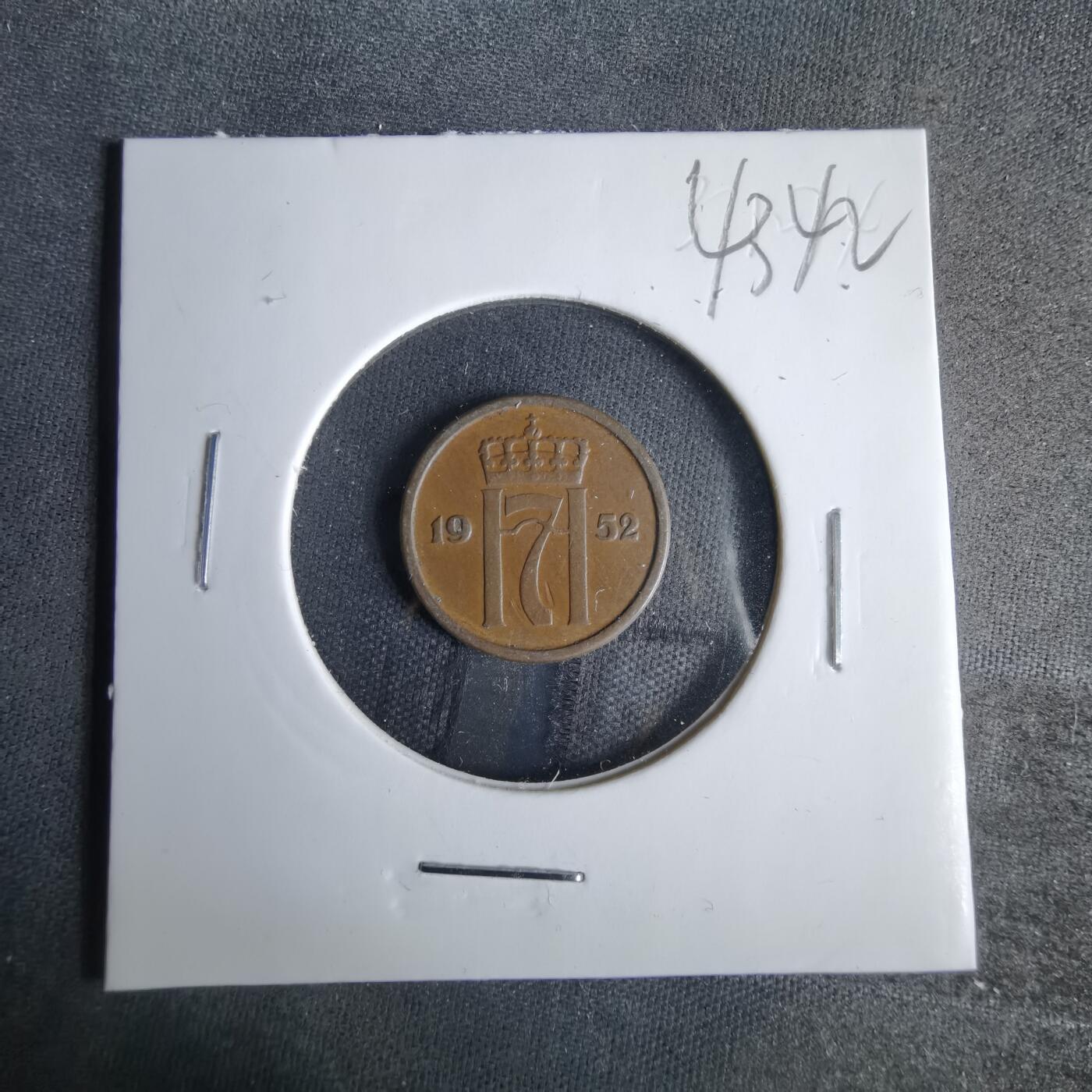 沼泽如烟--第1043场 挪威1952年1欧尔