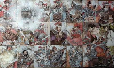 龙虎卡牌-八一场（满200元包邮，无佣金，每周六结拍，欢迎送拍） - 普卡22张 超吉梦 李宇航 - 五虎上将&东吴十二虎臣&五子良将