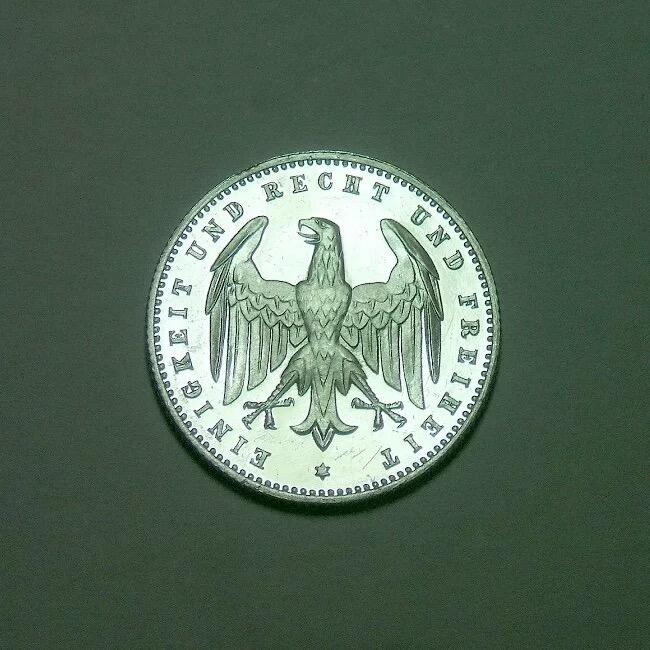 德国魏玛1923年A版200马克 精制PROOF版 稀少难得