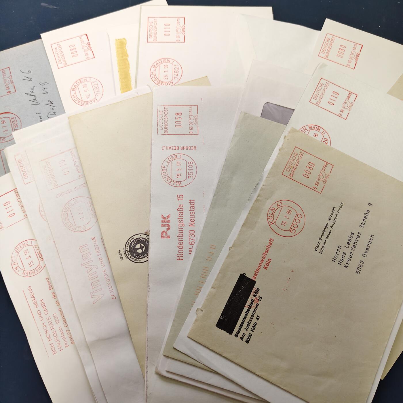 【全场包邮】纯粹捡漏拍517场 【邮票】世界各国各类实寄封及带镀金章贺年卡一组