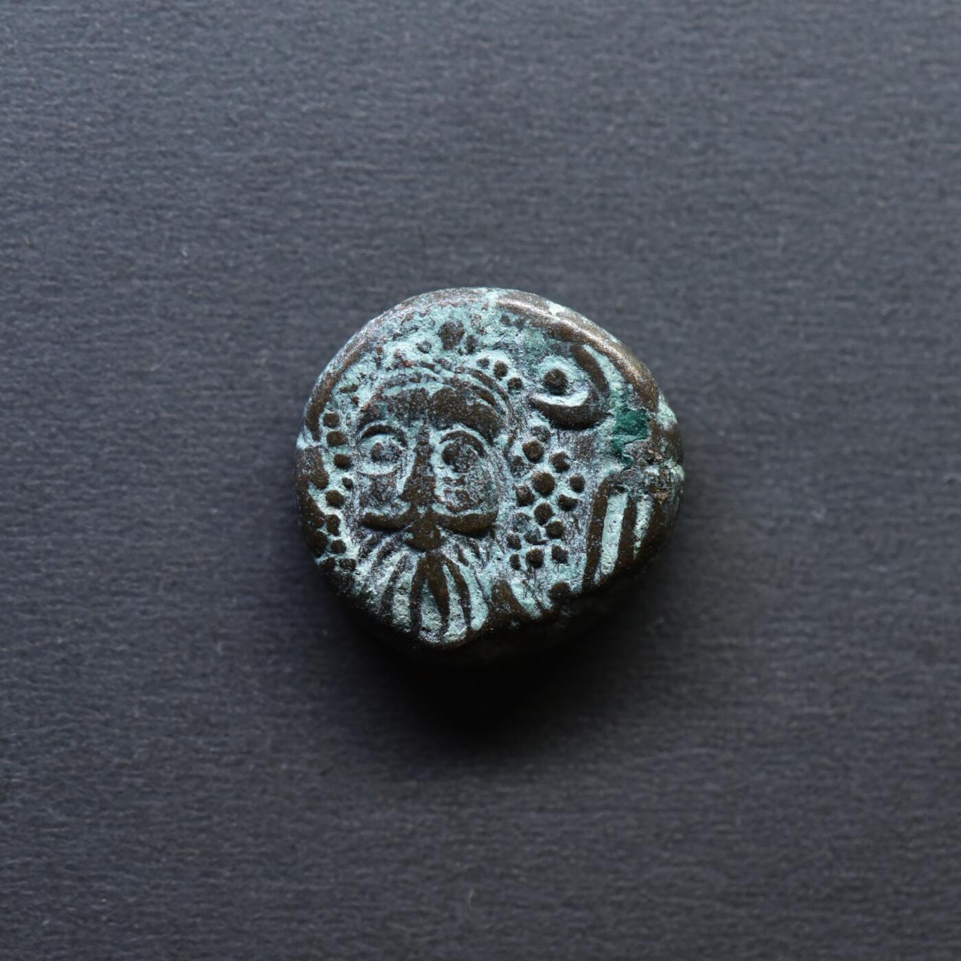 【良泉】4月16日【西方古代打制币】拍卖108件 公元1世纪【埃兰】奥罗德斯一世（卡姆纳斯基尔）铜币，3.46克