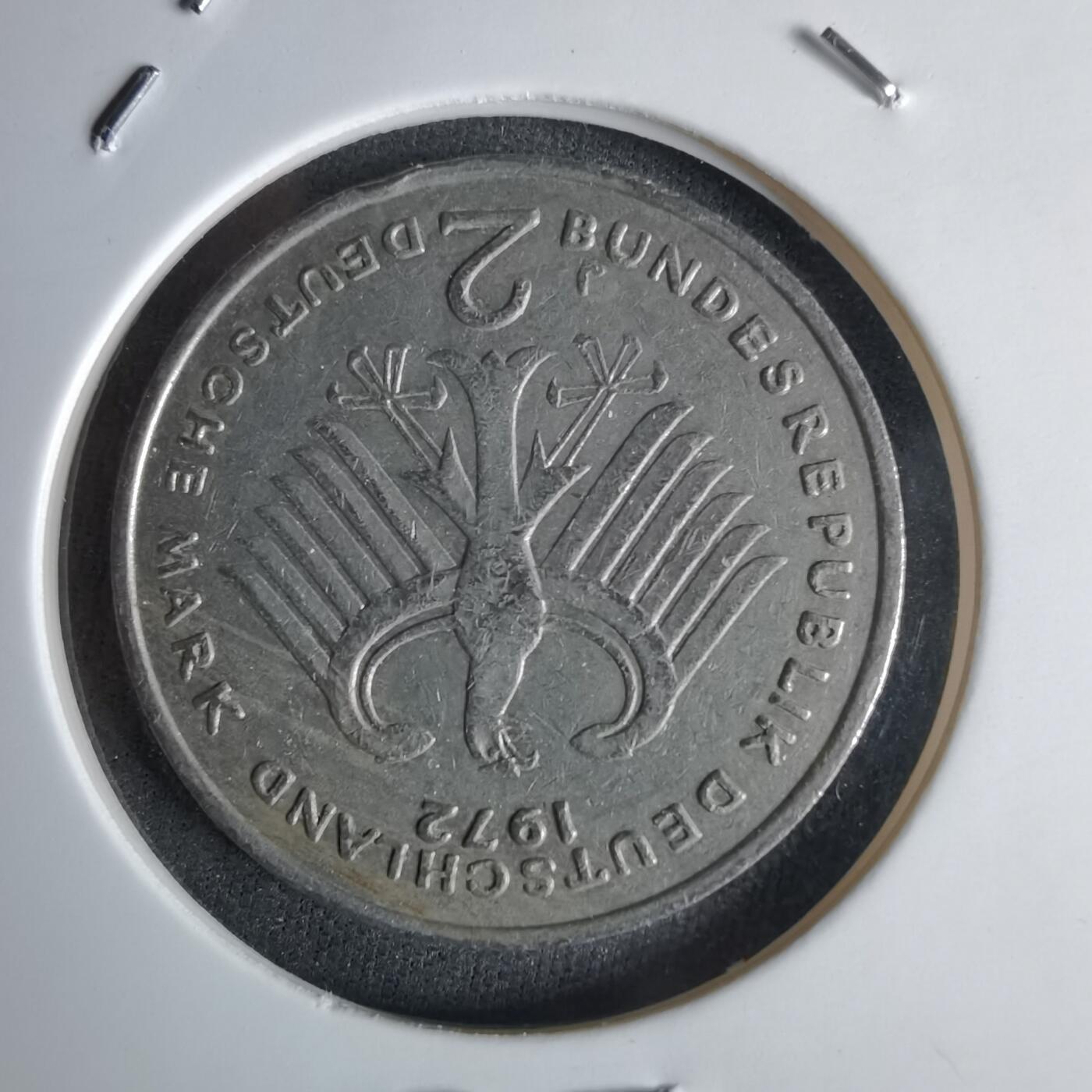 沼泽如烟--第1043场 德国1972年2马克