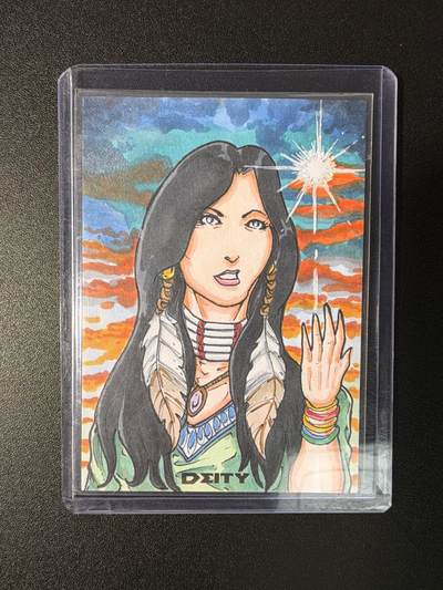 NO.29 好又多金牌大场，每周一站式配齐，方便凑单！（卖家送拍0抽成！周6晚9点截拍！） - 【1/1手绘卡】画师LIMUEL PINZAN 部落少女