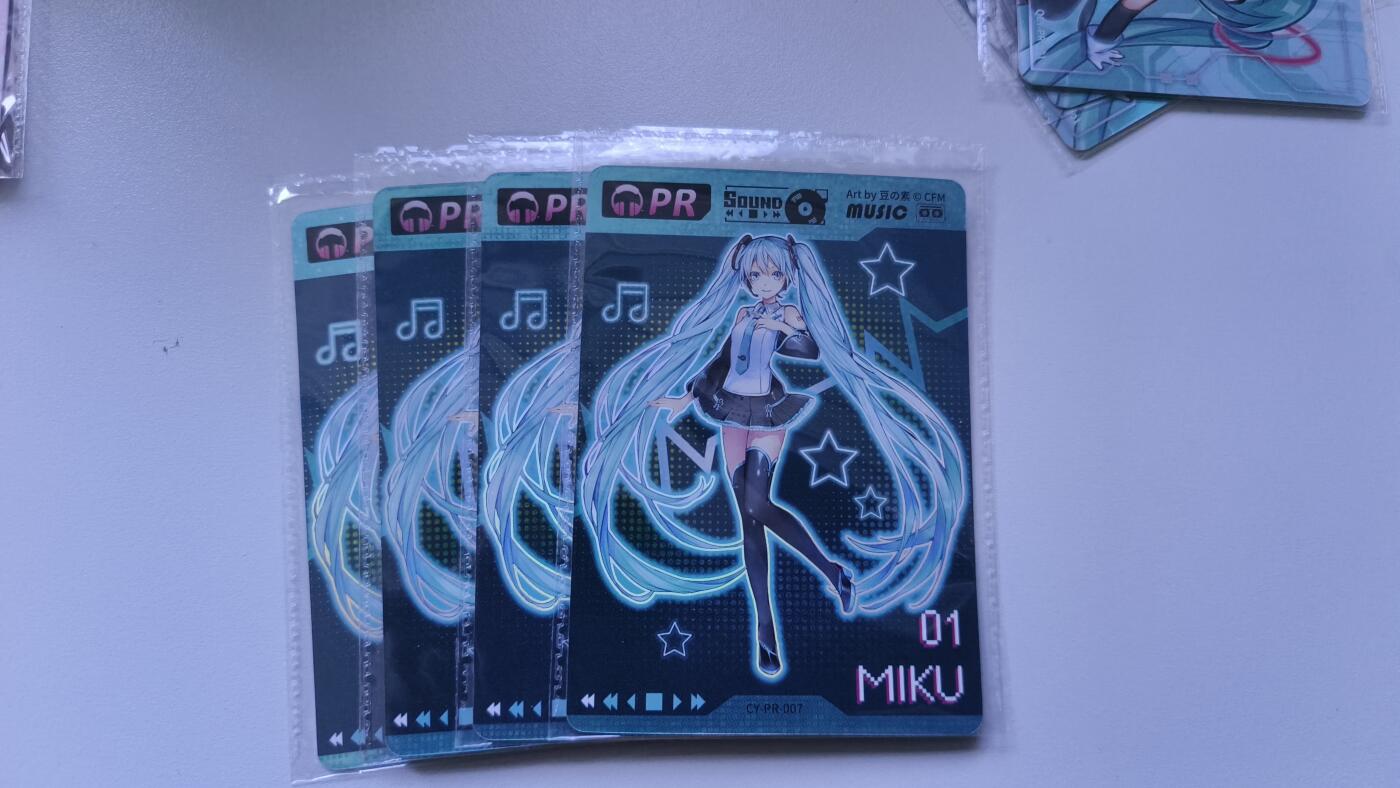 霸总卡牌第四期 卡游初音PR×4