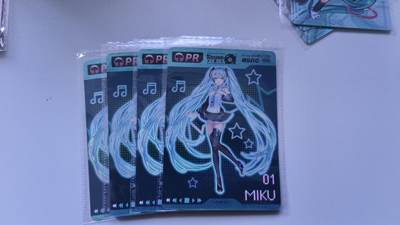 霸总卡牌第七期（低佣金 放心拍 周五23点截拍）持续收拍中～ 卡游初音PR×4