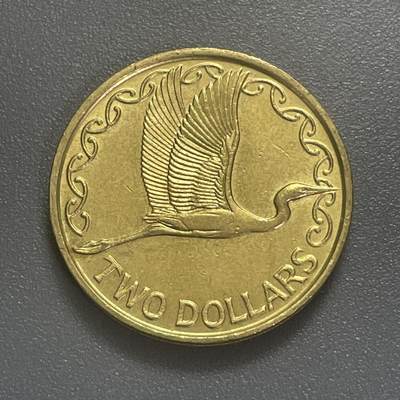 回流0406 - 新西兰1990年2元 白鹤