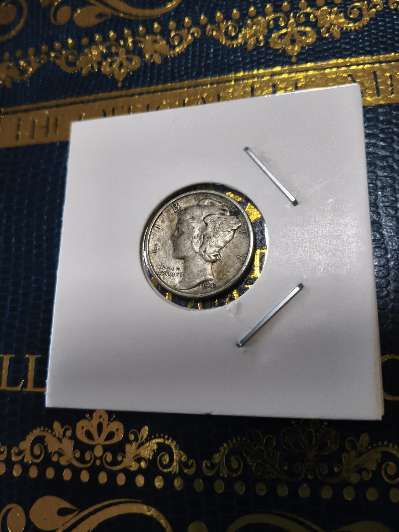 长老汇马年精选第十五场拍卖 1944美国小飞侠10分银币，2.5克900银（1）