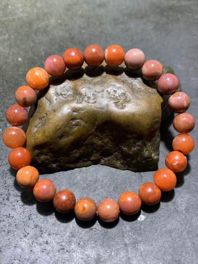 川料南红玛瑙通货手串一条 - 川料南红玛瑙通货手串一条
