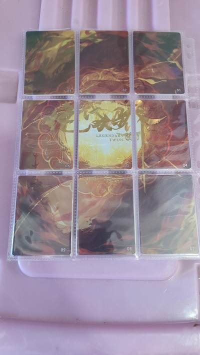 霸总卡牌第七期（低佣金 放心拍 周五23点截拍）持续收拍中～ 趣卡社 绝代双骄 拼图卡一套