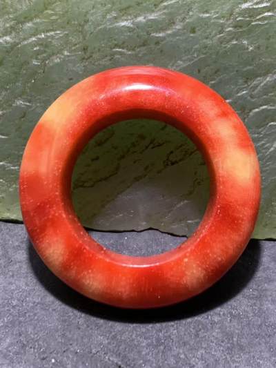 精美骨圈跑环，卡环一个， - 精美骨圈跑环，卡环一个，