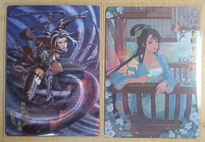 龙虎卡牌-八一场（满200元包邮，无佣金，每周六结拍，欢迎送拍） - 粗闪+磨砂彩闪 玩卡秀 三国百姬+原创古风