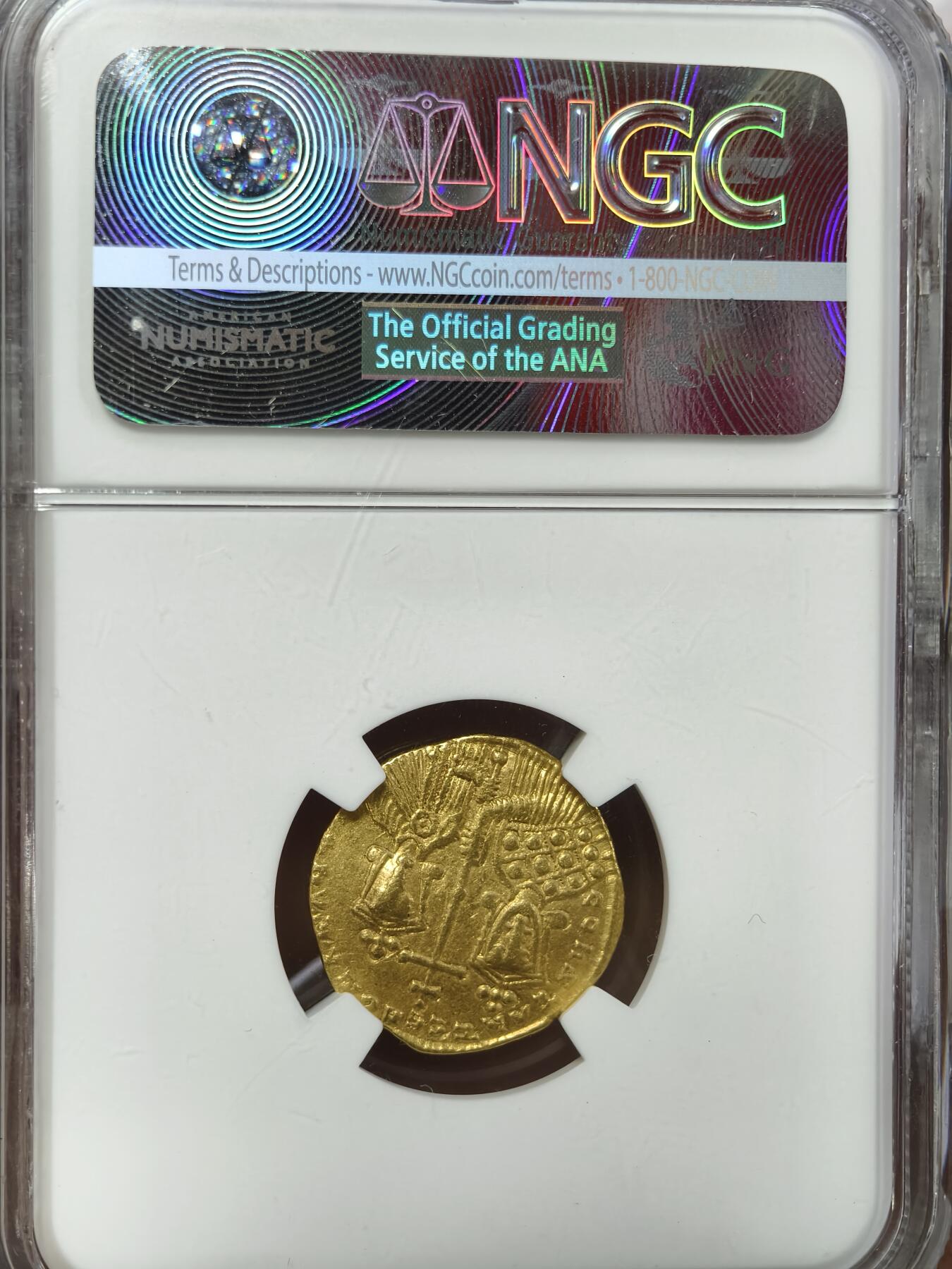 124期新疆红钱粟特钱币丝路钱币专场 东罗马金币