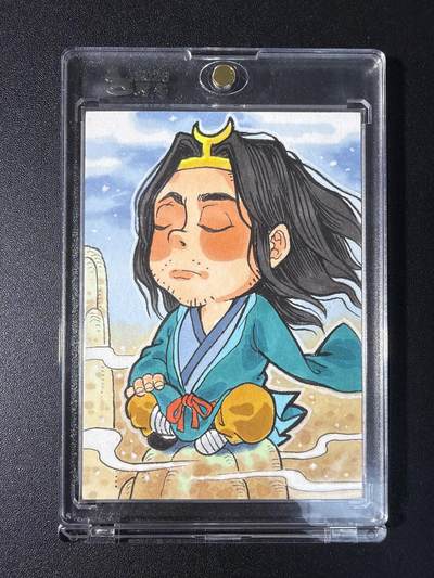 NO.29 好又多金牌大场，每周一站式配齐，方便凑单！（卖家送拍0抽成！周6晚9点截拍！） - 【1/1手绘卡】叶家宝老师签绘 超吉梦 武松六合寺出家 原稿【昔年打虎惊天地，此时禅灯伴霜风】