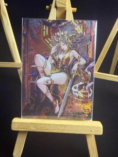 奇点卡牌限时专场 无佣金  所有卡牌独家赞助 部分卡牌支持多宫 流拍商品会循环上架 禁止小号扛价 拒绝套路 部分卡牌设有底价 大家放心拍！祝各位卡牌大佬名流身体健康！ - 奇点卡牌 宗Rich 兑换卡 金角大王粗闪