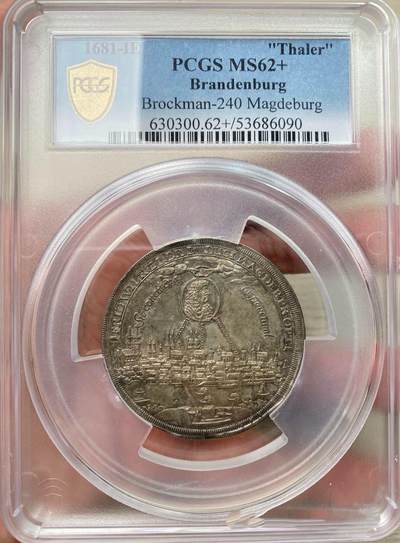 1681-IE "Thaler" Brockman-240 Magdeburg - 1681-IE "Thaler" Brockman-240 Magdeburg