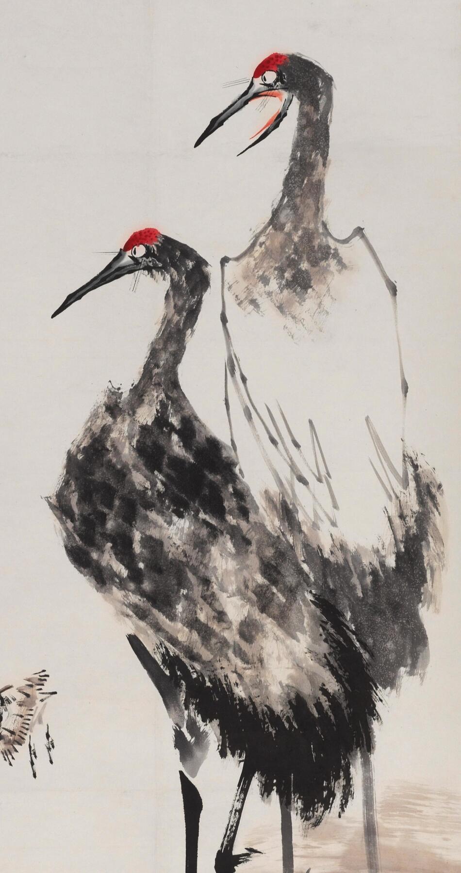 碧月说宝 近现代书画专场（八） 吴东魁 仙鹤