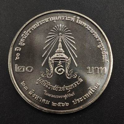  【淘币小摊】限时拍第八百八十九拍   散币套币纸币邮品场    每周一统一发货 - 泰国20泰铢纪念币