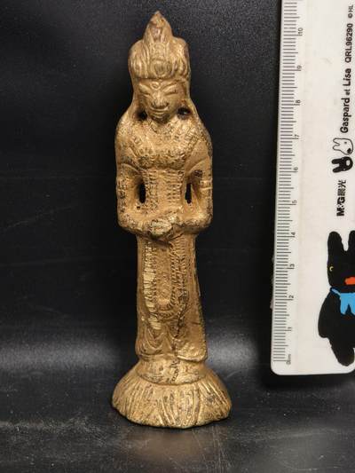 124期新疆红钱粟特钱币丝路钱币专场 - 回流溜金铜人