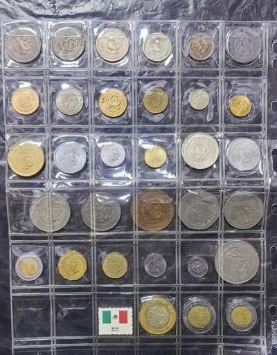 北京马甸外国币专卖第149期，外国币专场，陆续上拍，欢迎关注 - 墨西哥32枚不重复