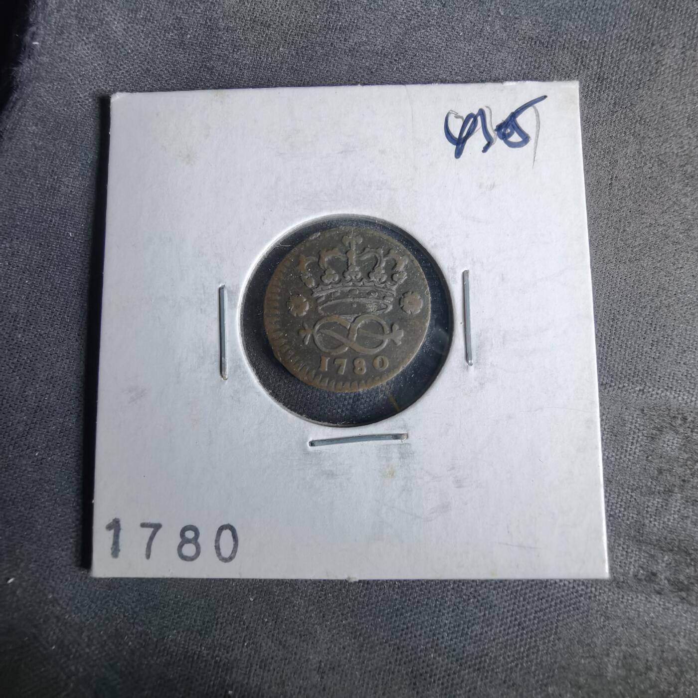 沼泽如烟--第1043场 1780年老铜币