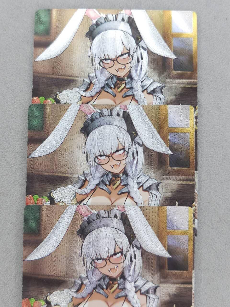 龙虎卡牌-八一场（满200元包邮，无佣金，每周六结拍，欢迎送拍） 粗闪3张 奇点 好看少女 三宫