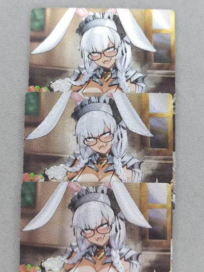 龙虎卡牌-八一场（满200元包邮，无佣金，每周六结拍，欢迎送拍） - 粗闪3张 奇点 好看少女 三宫