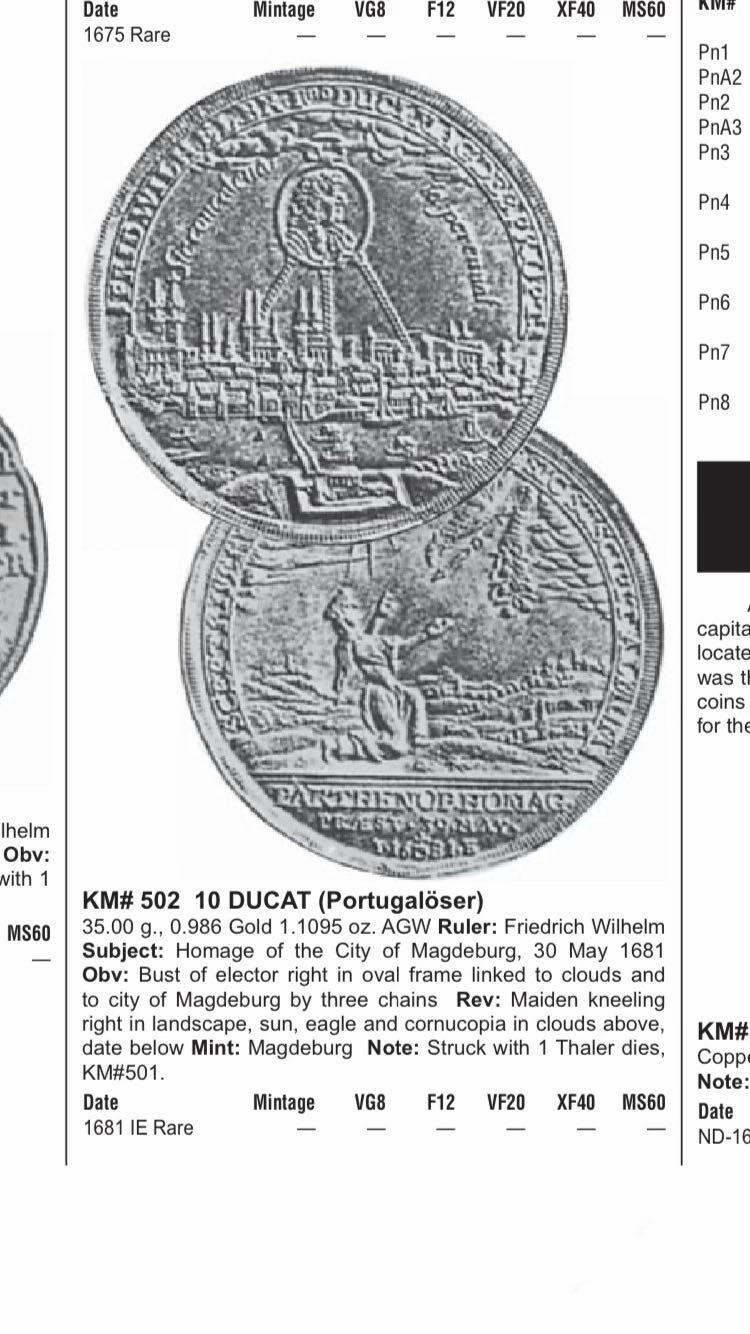 1681-IE "Thaler" Brockman-240 Magdeburg