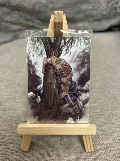 喜灰玩卡拍卖第七期，接拍品0佣金，欢迎送拍，释放现金流，让自己有资金可以购买更多喜欢的卡牌，让别的卡友能淘到更多心仪的卡牌 - 【限编】 卡德曼 张建东老师绘 鲁智深 限编018/099编