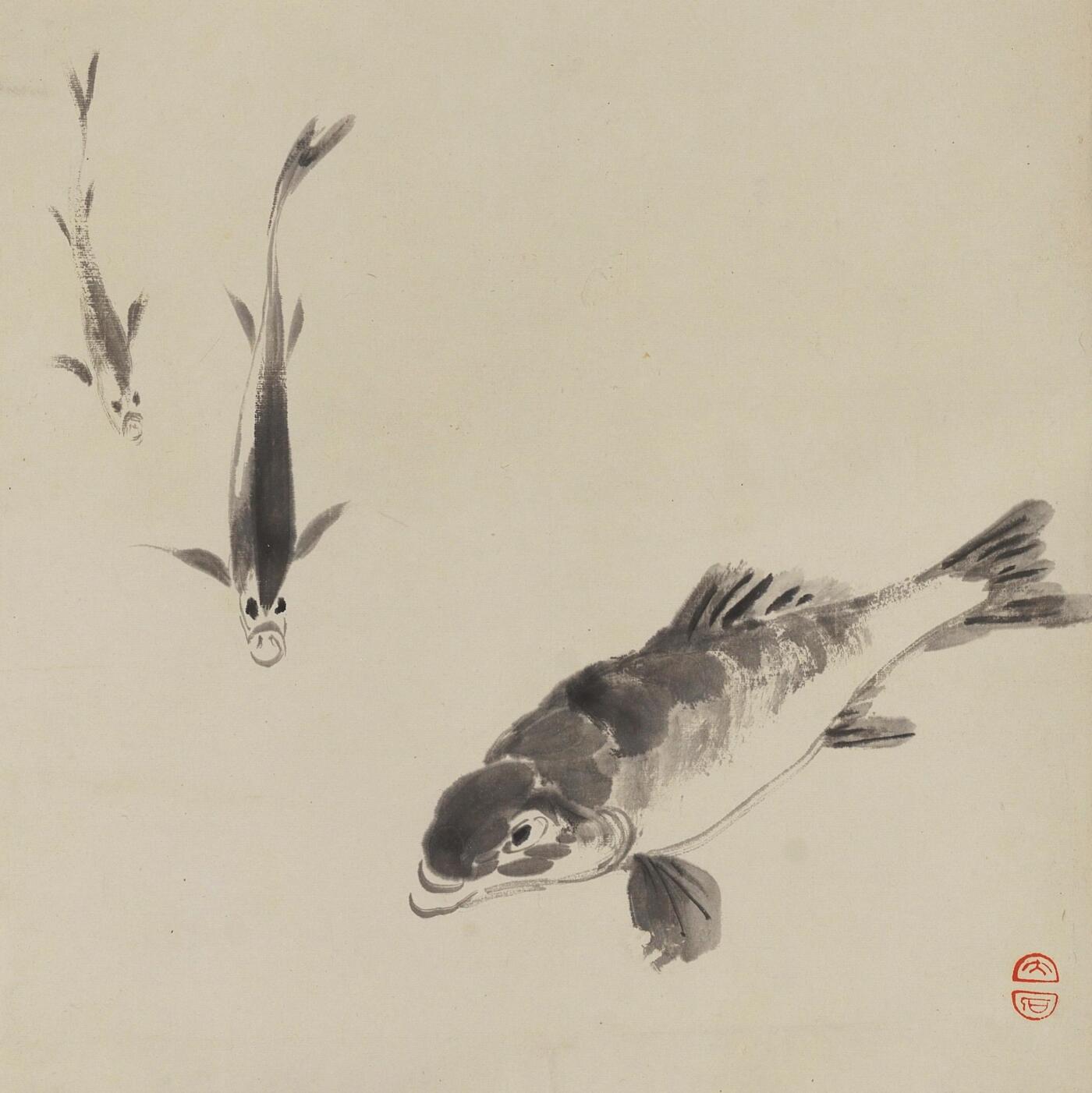 碧月说宝 近现代书画专场（八） 唐云 鱼趣