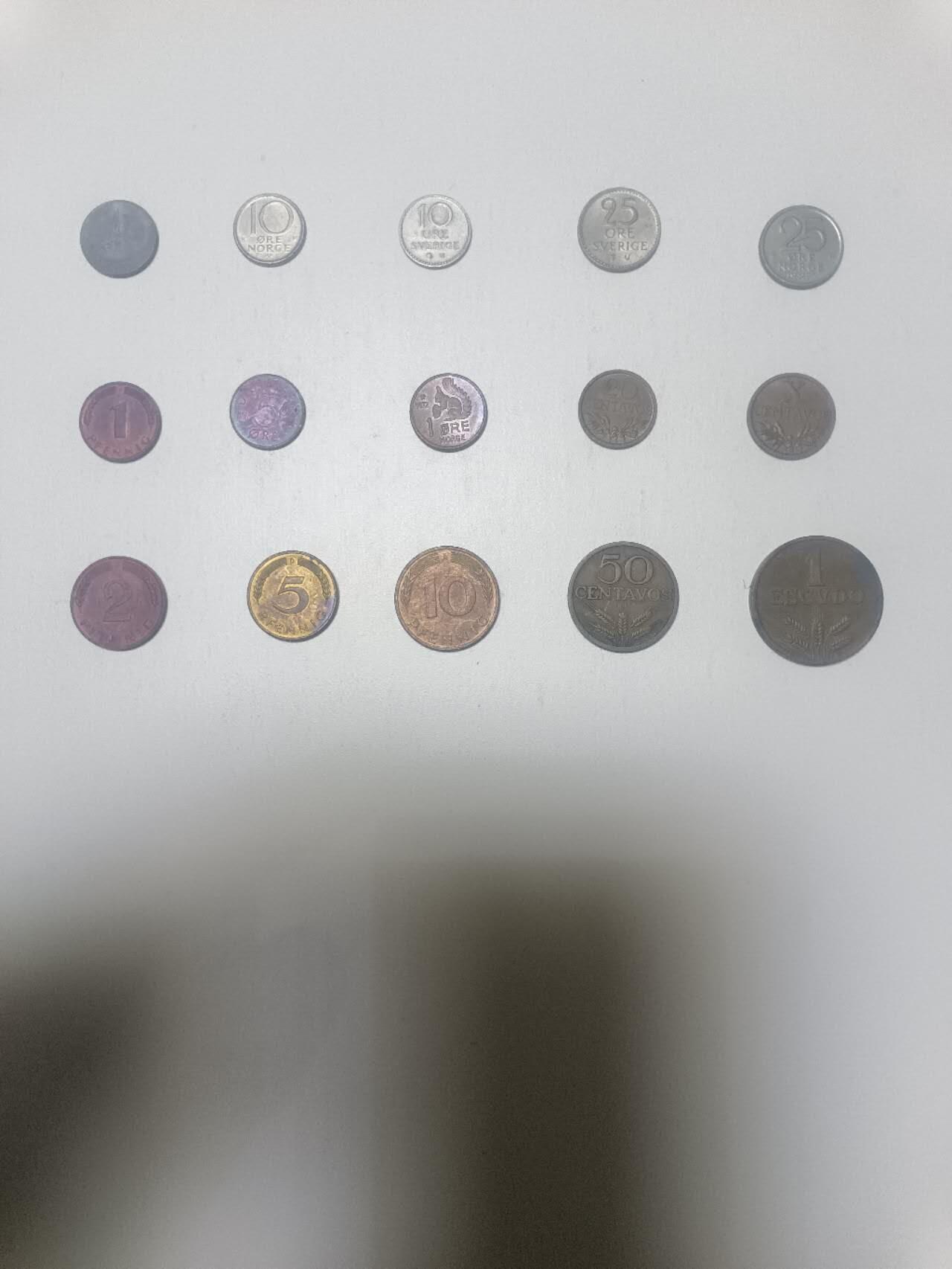 【20260405】非全新纸币和硬币第353场 欧洲国家15枚硬币